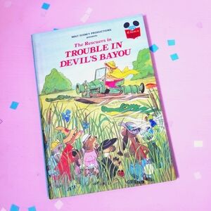 1980 Vintage Disney Rescuers Childrens Book